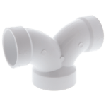 Double Elbow Hub x Hub x Hub - PVC DWV-FIG No-4837 (3)