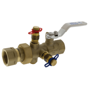 NIBCO Balancing Valve - Manual, Lead Free Brass, FPT Body x FPT Tailpiece-FIG No-T-1805