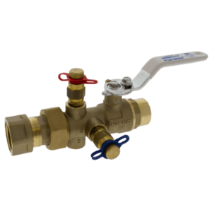 NIBCO Balancing Valve - Manual, Lead Free Brass, FPT Body x Sweat Tailpiece-FIG No-ST-1805