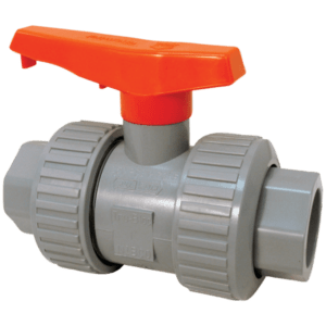 NIBCO Bleach Ball Valve - Model D, Universal Ends, Tru-Bloc® True Union, Vented Ball, Corzan® HP CPVC Schedule 80,FKM-FIG NO- U51TB-V-BBV