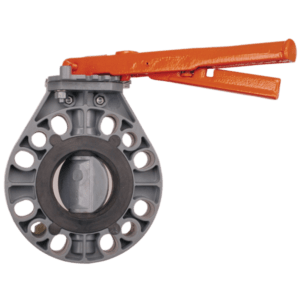 NIBCO Butterfly Valve - Model B, Corzan® CPVC Schedule 80, EPDM-FIG NO-W51BF-E-GO