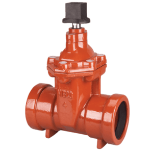 NIBCO Gate Valve - Cast Iron, Irrigation, PVC End Connections-FIG No-P-619-RW
