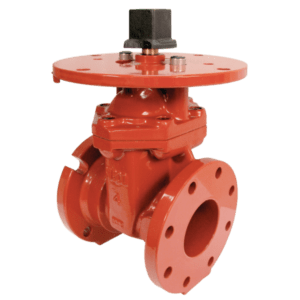 NIBCO Gate Valve - Ductile Iron, Fire Protection, Flanged x Mechanical Joint