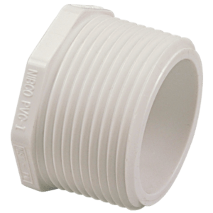 NIBCO Plug MIPT - PVC Schedule 40-FIG No-4616-4