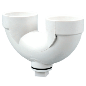 NIBCO Return Bend Hub x Hub x Cleanout with Plug - PVC DWV-FIG No-4878