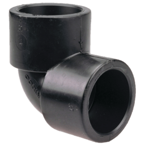 NIBCO Socket 90° Elbow S x S - Black Polypropylene Schedule 80-FIG No-6107