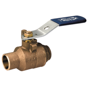 NIBCO Two-Piece Bronze Ball Valve - Stainless Steel Trim, Solder Ends-FIG No-S-580-70-66